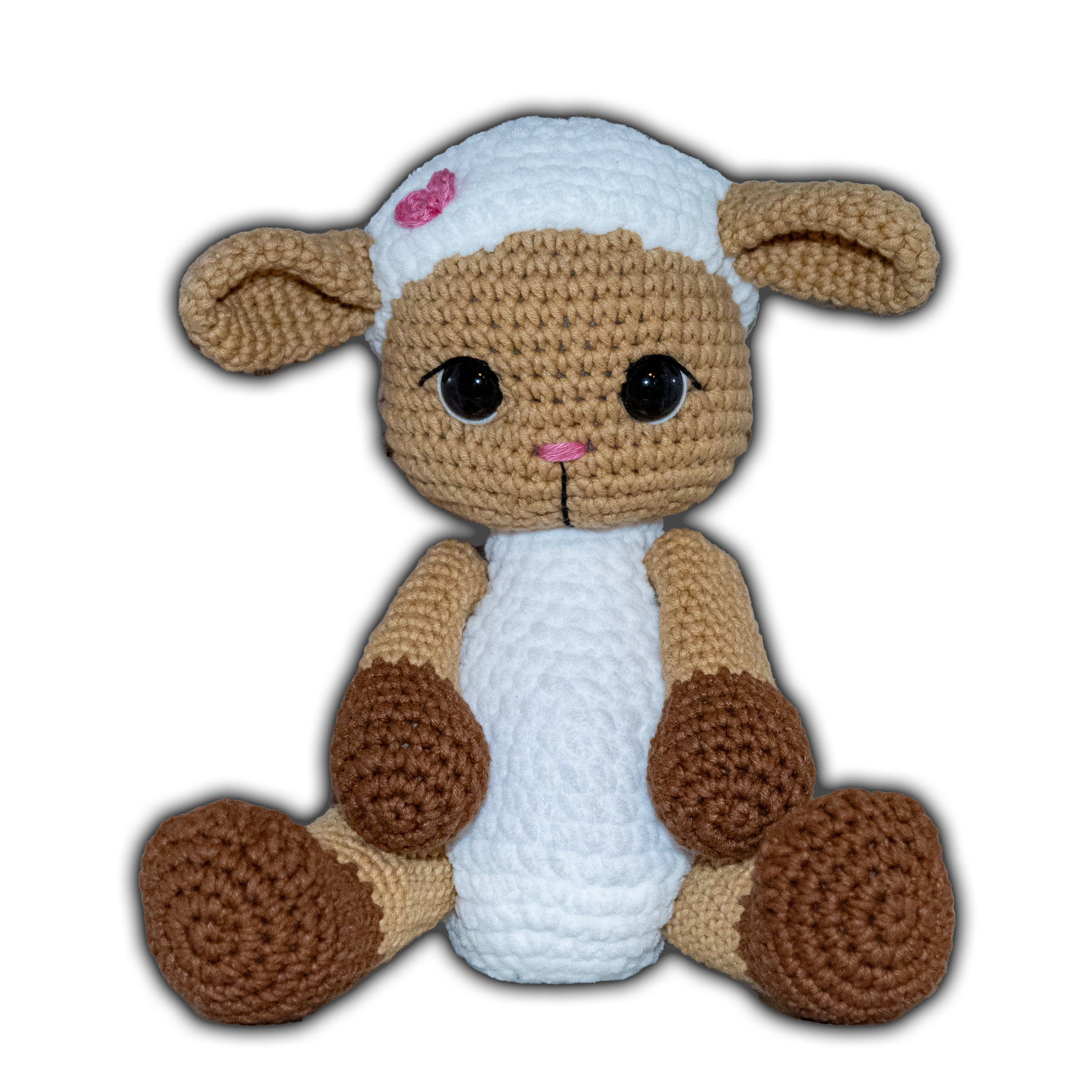 háčkovaná ovečka handmade, amigurumi ovečka, ručně háčkovaný plyšák