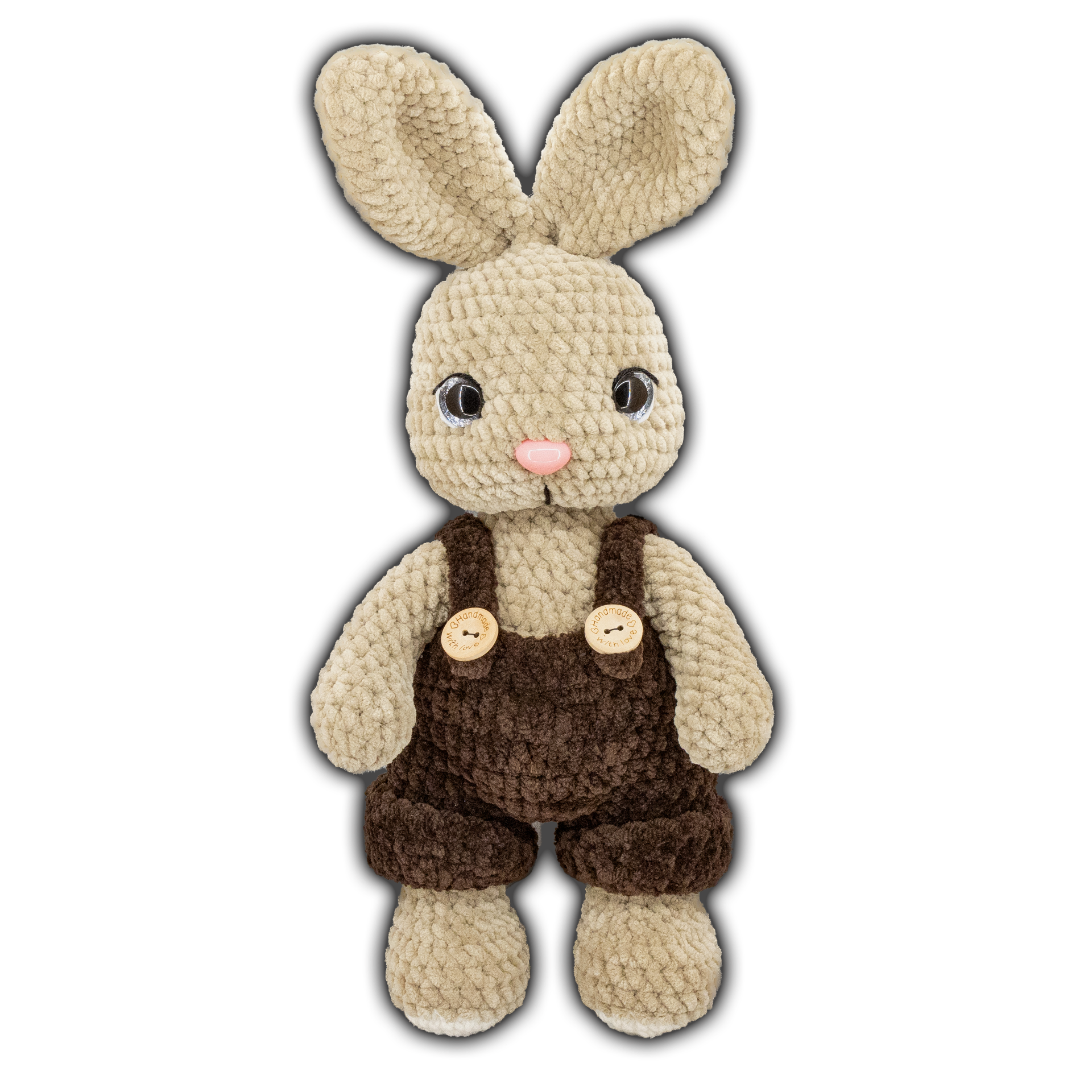 háčkovaný zajíček handmade, amigurumi zajíček, ručně háčkovaný plyšák