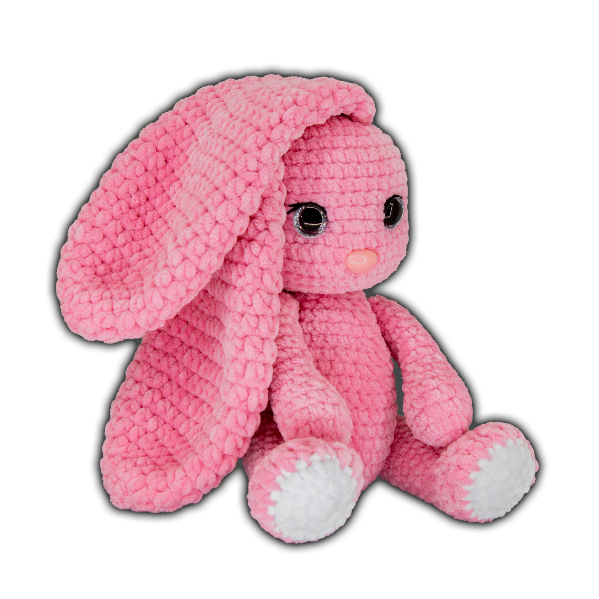 háčkovaný králíček handmade, amigurumi králíček, ručně háčkovaný plyšák
