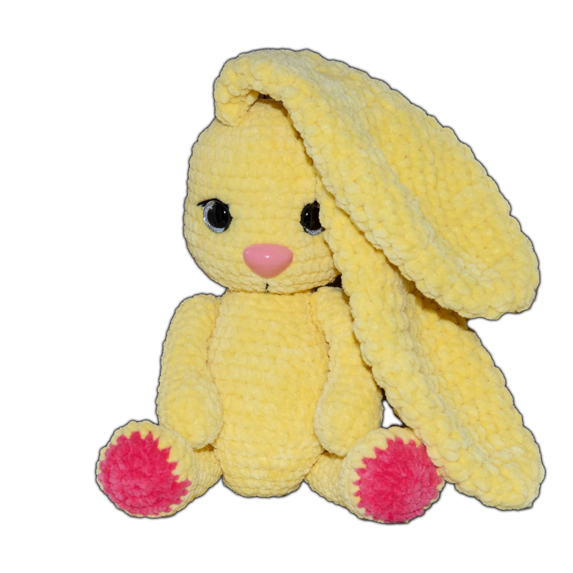 háčkovaný králíček handmade, amigurumi králíček, ručně háčkovaný plyšák