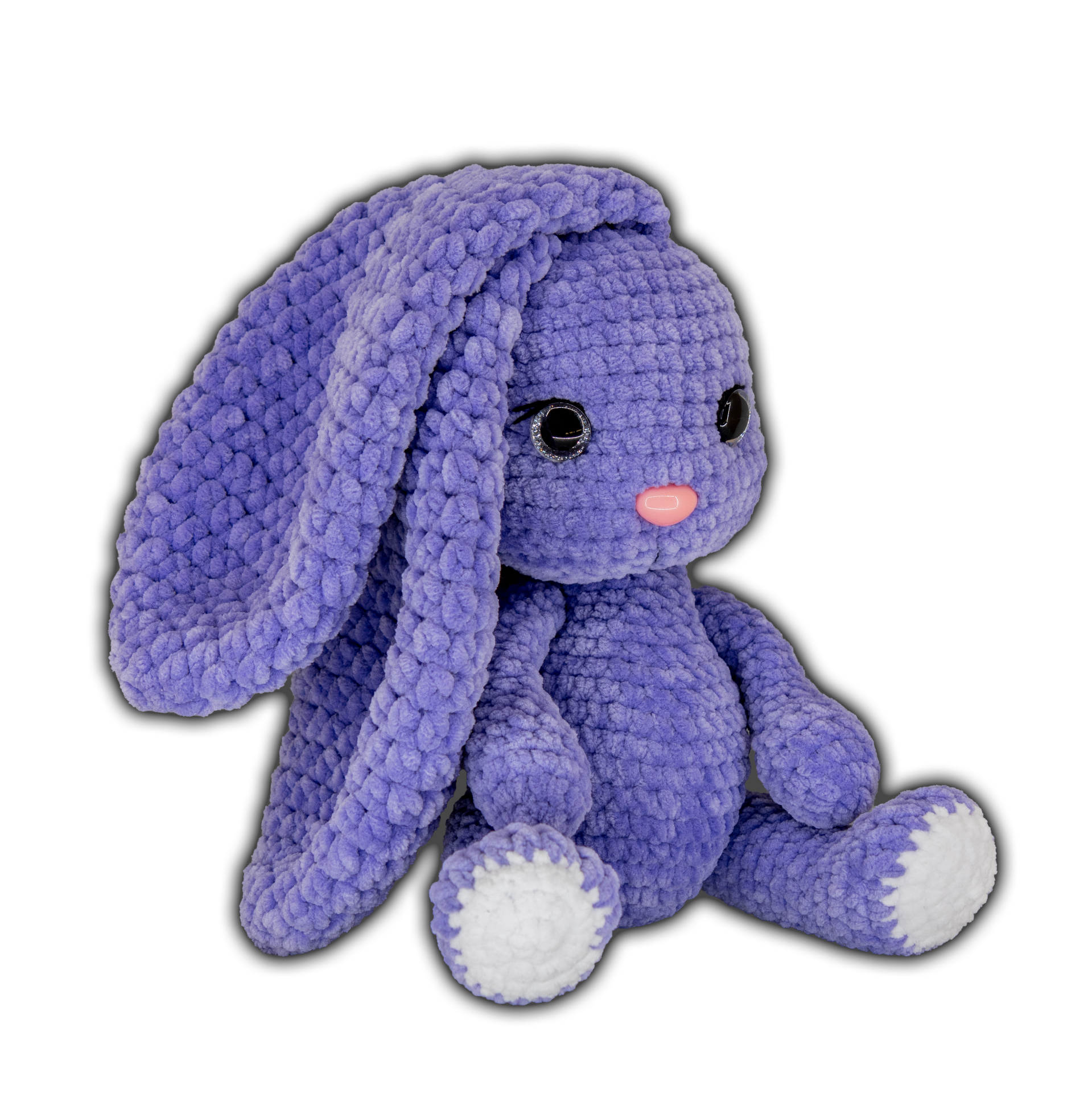 háčkovaný králíček handmade, amigurumi králíček, ručně háčkovaný plyšák