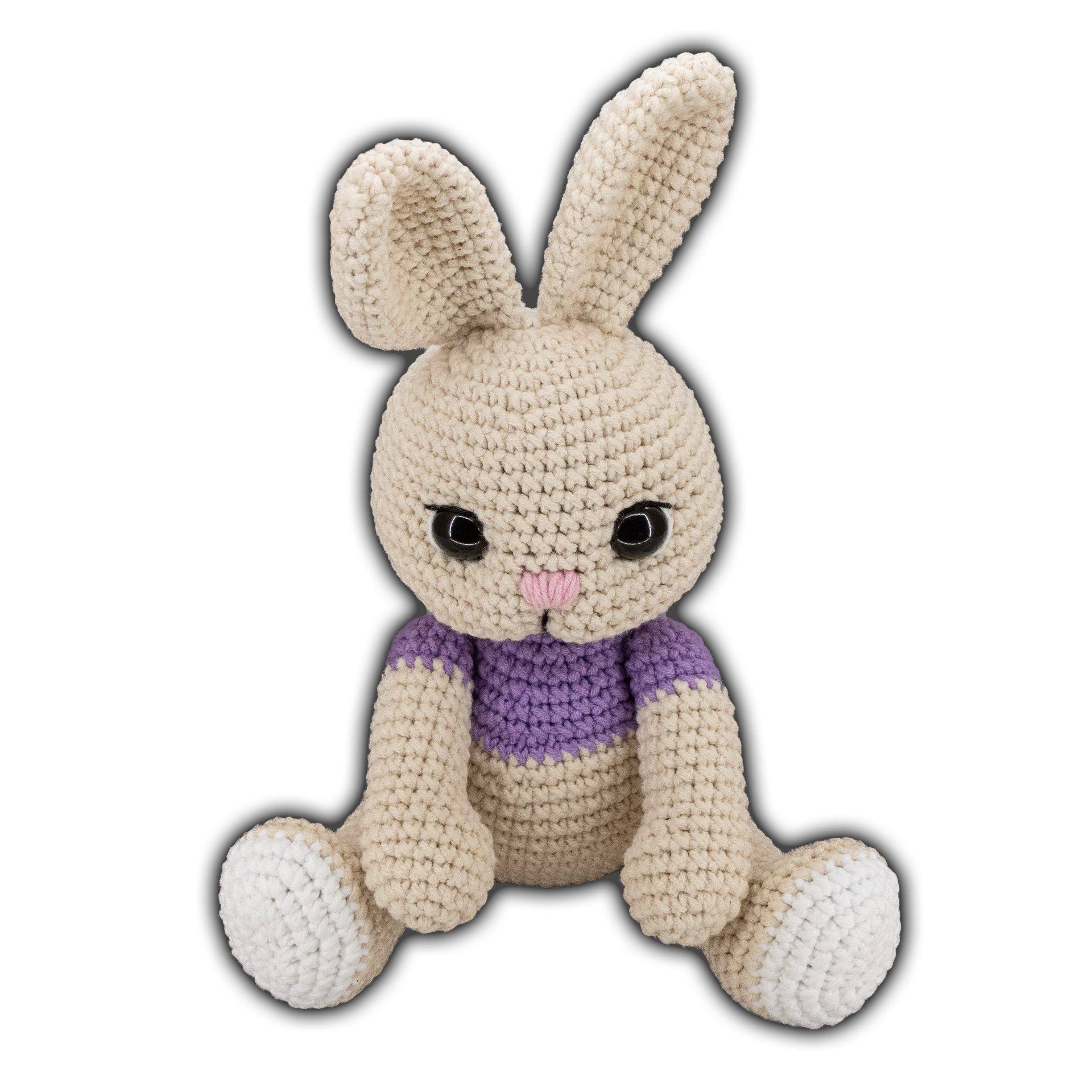 háčkovaný zajíček handmade, amigurumi zajíček, ručně háčkovaný plyšák