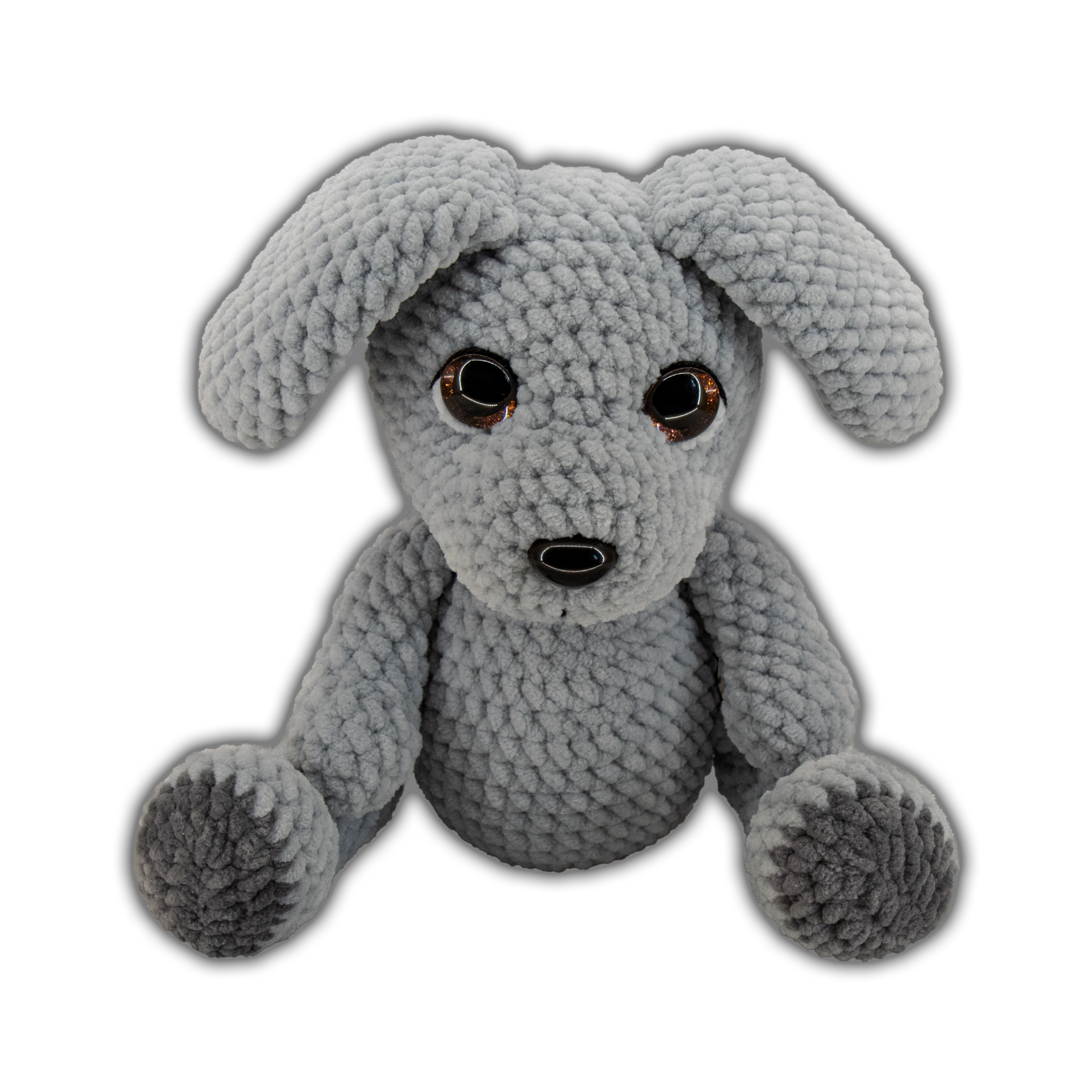 háčkovaný pejsek handmade, amigurumi pejsek, ručně háčkovaný plyšák